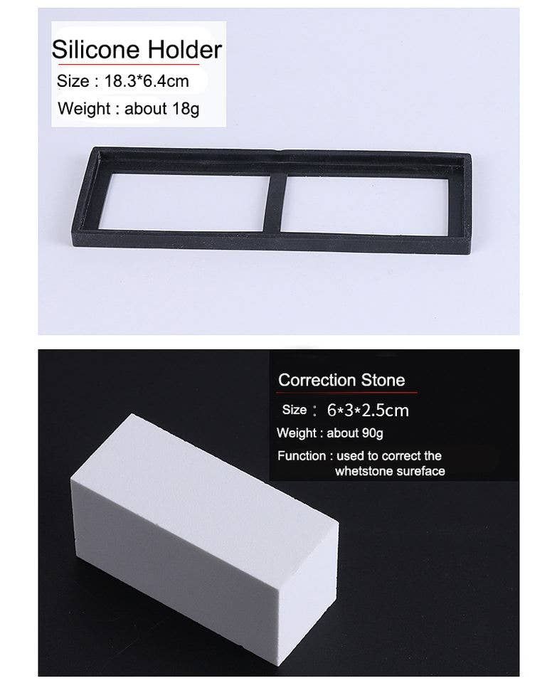 VIGOR – wholesale Knivvässare – Japansk slipsten för knivar med dubbelsidigt korn16