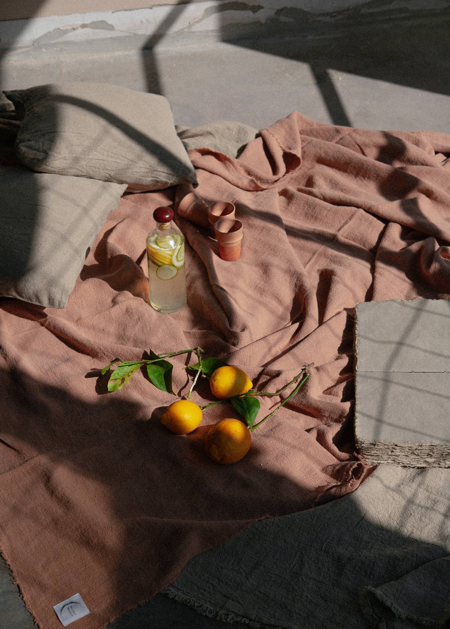 Maison Masarin – Toalha de mesa por atacado – Toalha de mesa francesa de linho cru, xadrez ou cortina - primavera verão16