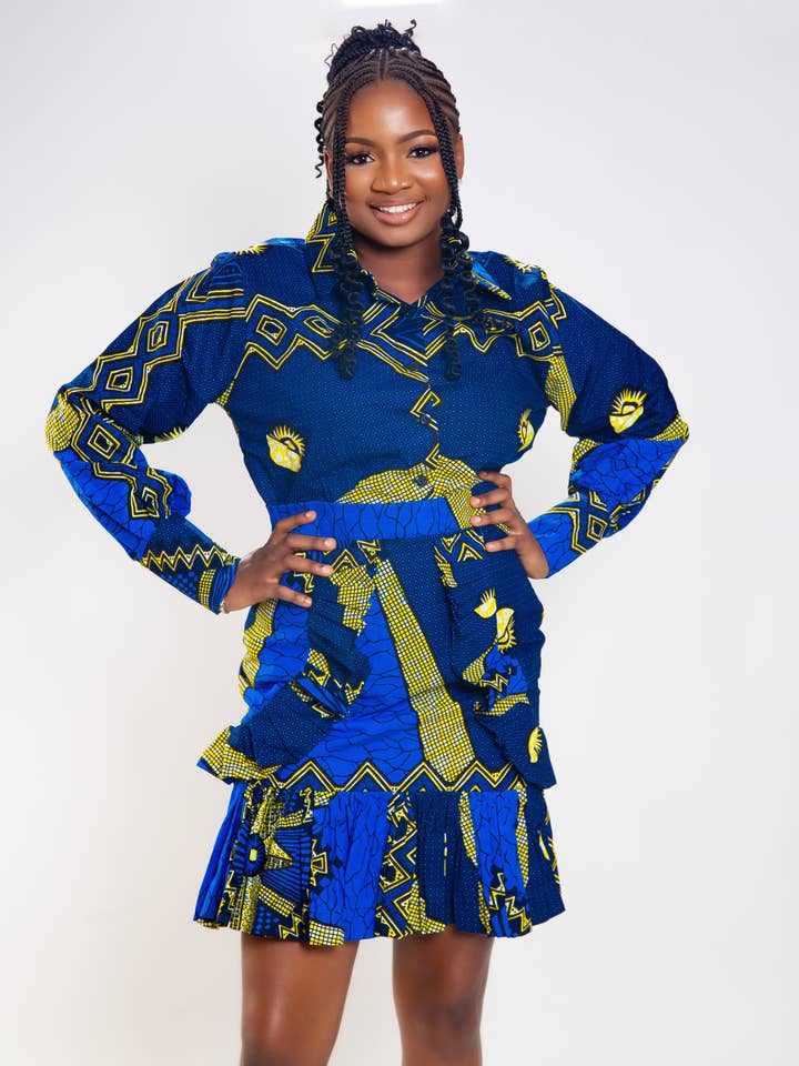 MINIFALDA NORA EN CAPAS para venta al por mayor de Abebi Modish