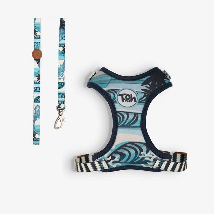 Toh - Wholesale Pet Harness - Cat - Cat H-Harness Comfort + Leash Set Noronha
