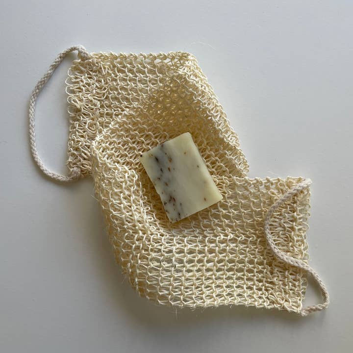 fort & field - Wholesale Bath Pouf/Sponge - Natural eco sisal exfoliating shower back scrubber strap