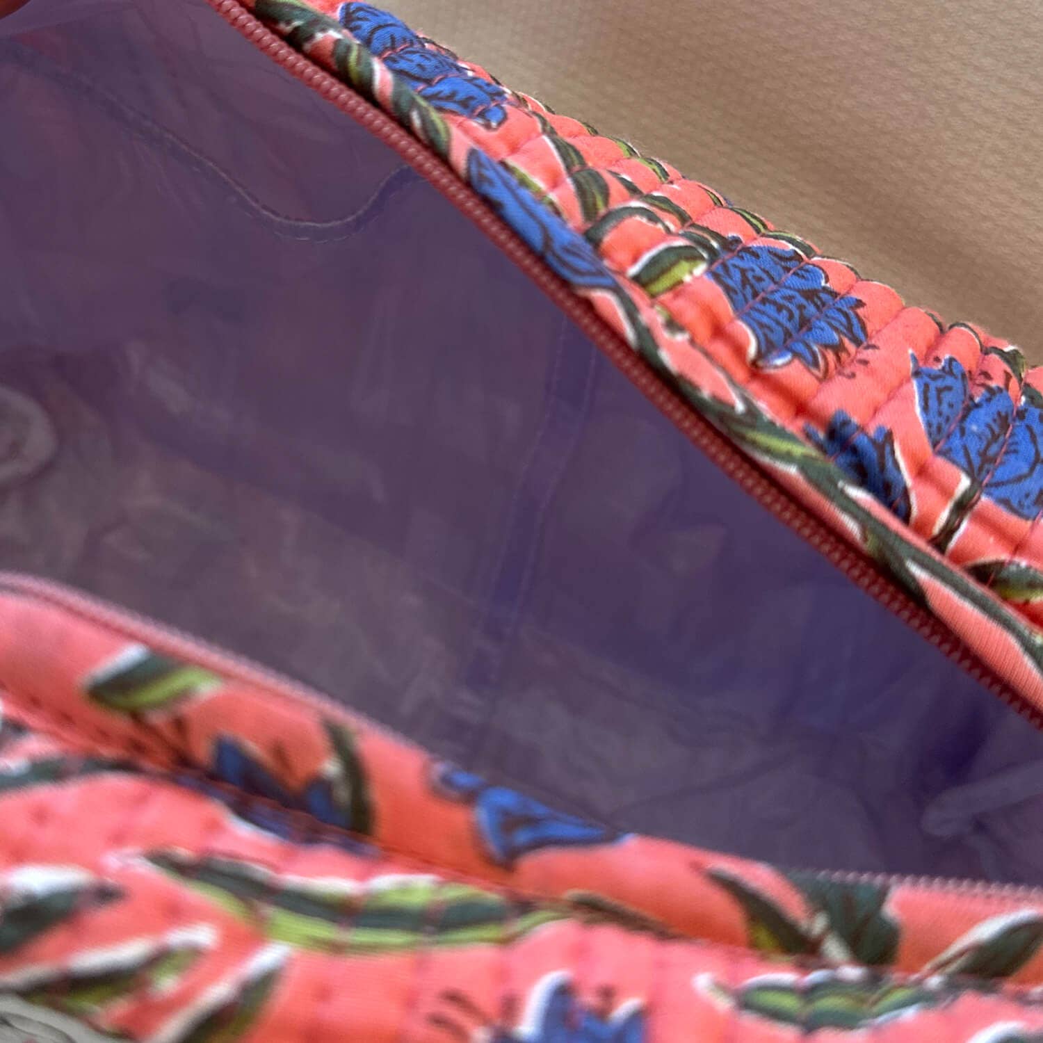 kikooni - Wholesale Makeup/Cosmetic Bag - Cosmetic Bag "Blossom Beauty" - peach3