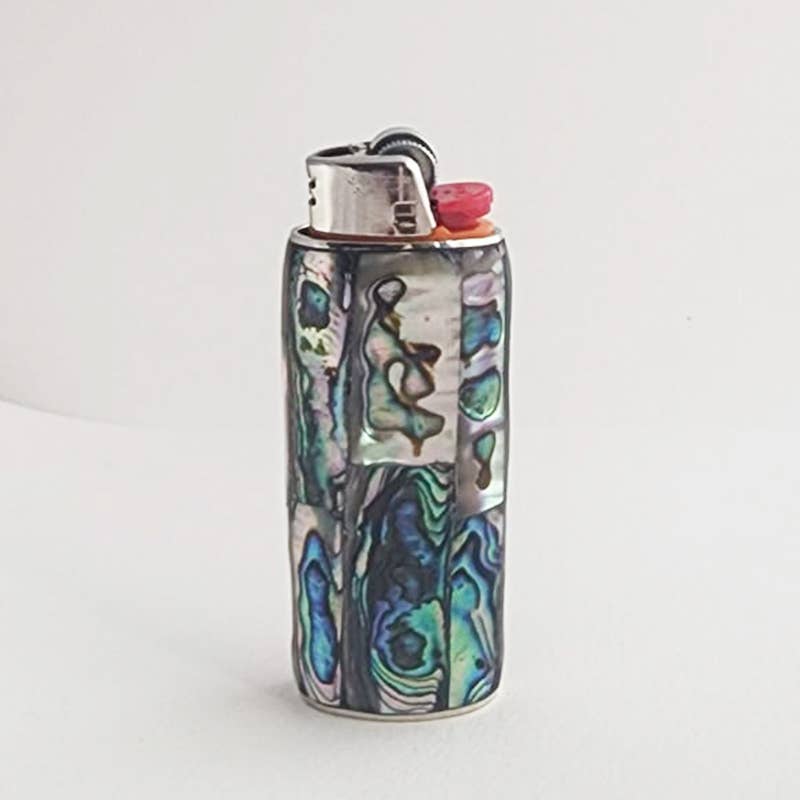 Costello International - Wholesale Lighter - Abalone Inlaid Lighter Case