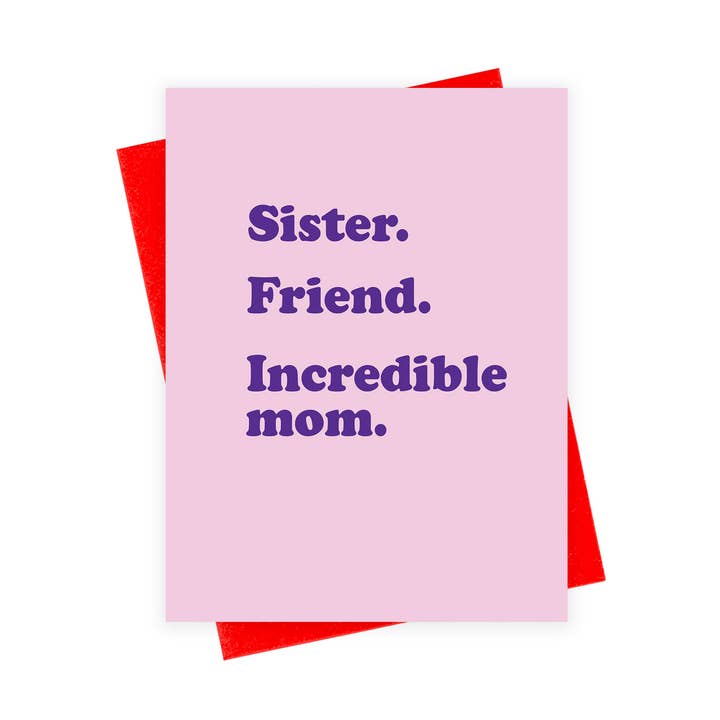 Sister Friend Mom Card for wholesale by xou