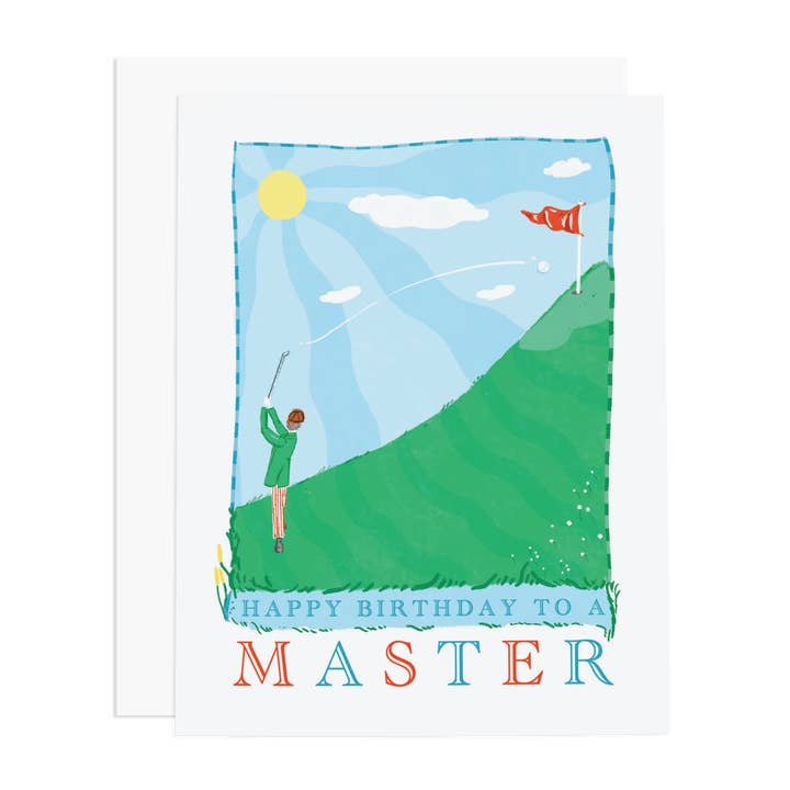 Happy Birthday to a Master Greeting Card for wholesale by Ramus & Co.