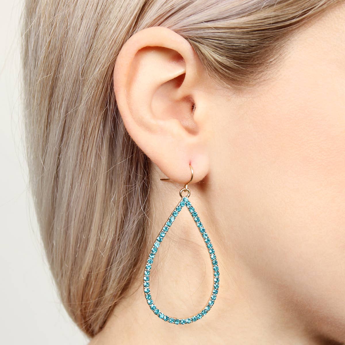 MYS Wholesale Inc - Wholesale Dangle Earrings - Elegant Rhinestone Teardrop Hook Earrings7