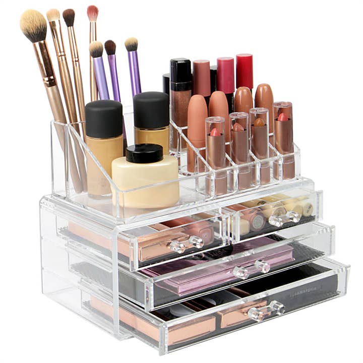 Maison & White - Wholesale Makeup Storage Box - Cosmetic Makeup & Jewellery Organiser | Pukkr1