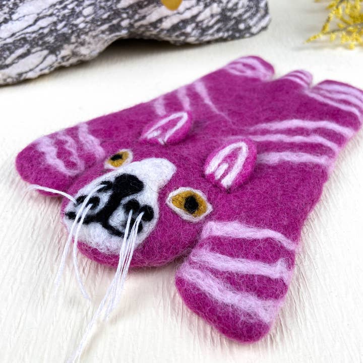 mildstyles - Vendita all'ingrosso Sottobicchiere - Sottobicchiere King of the Prairie, in lana, motivo: leone2