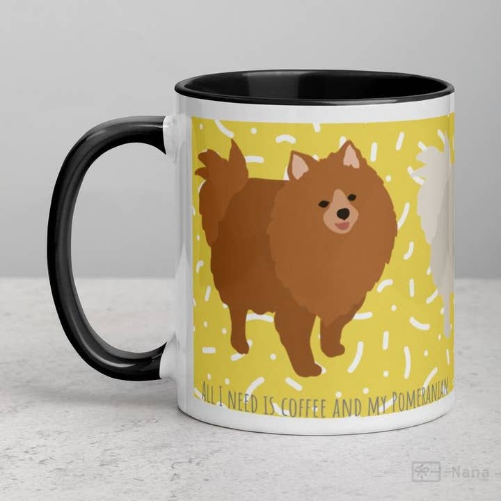 Presentes de Caneca da Pomerânia para amantes da Pomerânia por atacado de Nana + Belle