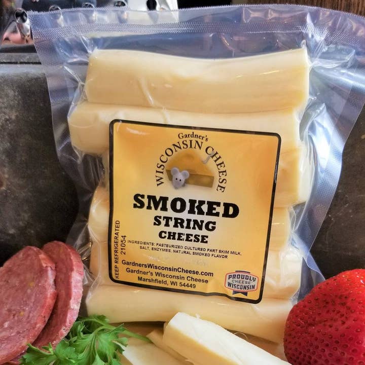 Gardner's Wisconsin Cheese and Sausage - Wholesale Cheese - Smoked String Cheese