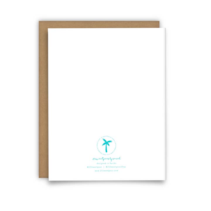 25 Sweetpeas - Wholesale Valentine's Day Card - Valentines Day Card for the Beach Lover, Coastal Valentine1