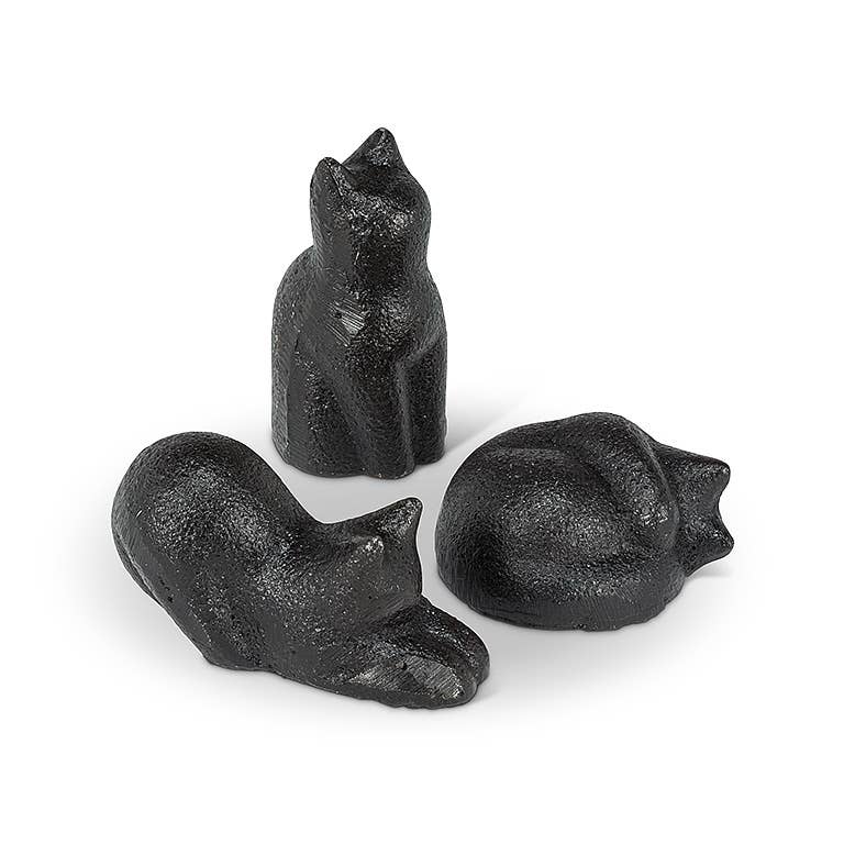 Abbott – wholesale Decorative figurine – Mini Simple Cats-3Asst-Blk-1-2" L2