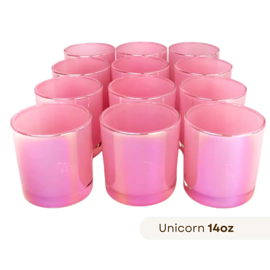 General Wax - Candle Making Supplies - Venta al por mayor Candelabros - Vaso para hacer velas de 14 oz Havana Unicorn2