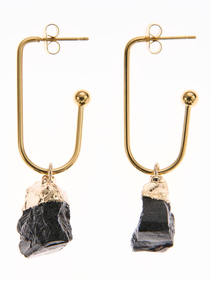 Natural Onyx earrings for wholesale by samsara collection