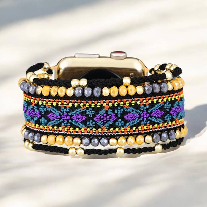 Cape Diablo – Großhandel Uhrenarmband – Damen – Lila Narzisse Apple Watch Armband1