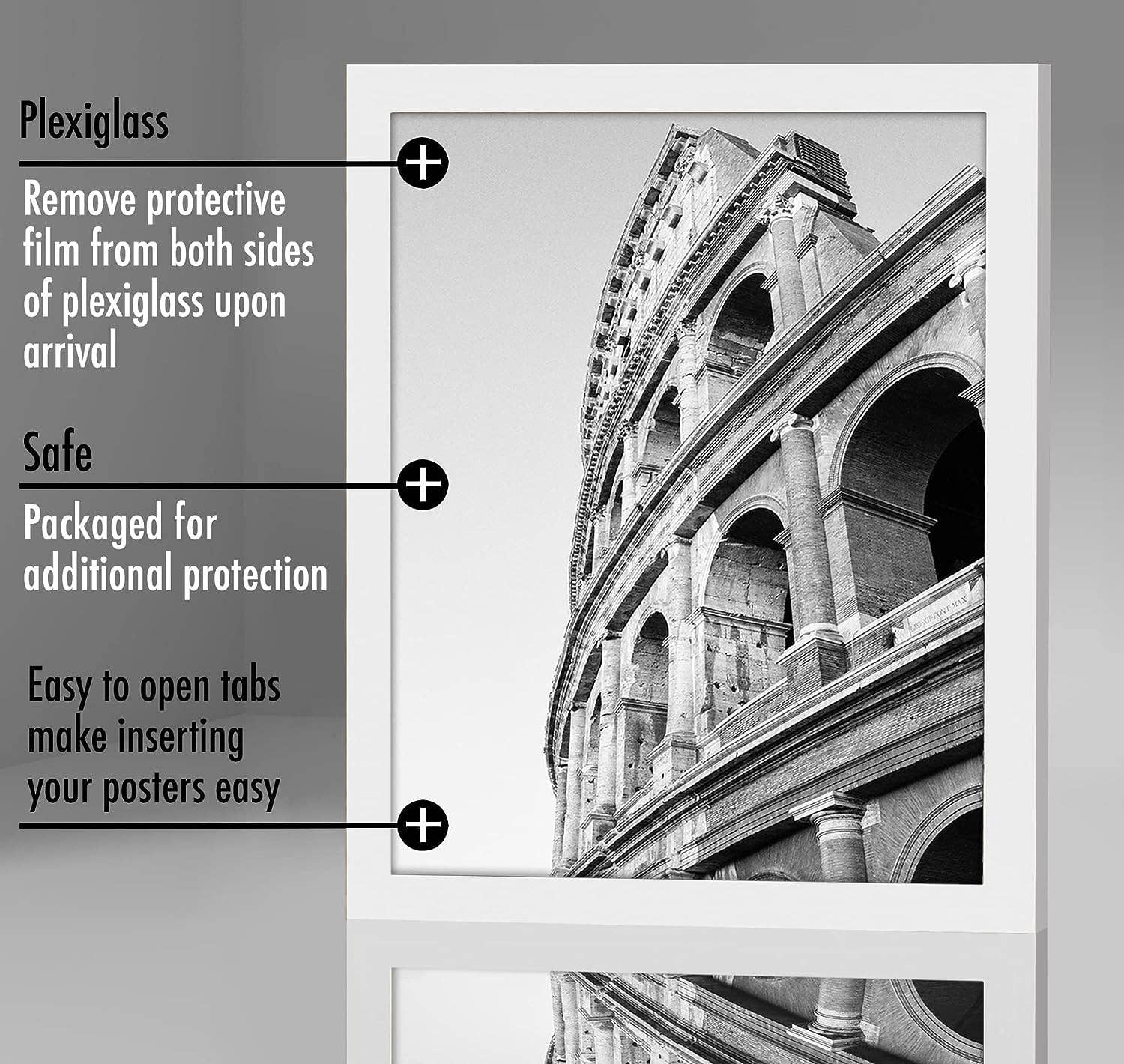 Americanflat - Wholesale Picture Frame - Americanflat Poster Frame with Wide Molding190