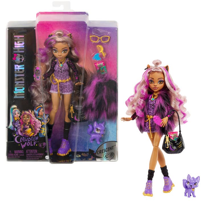 Toysmith - Wholesale Doll - Kids - Mattel Monster High Clawdeen Doll3