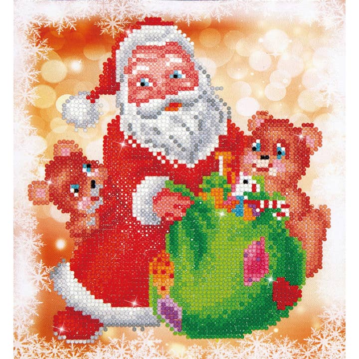 Santa & Teddies for wholesale by DIAMOND DOTZ®