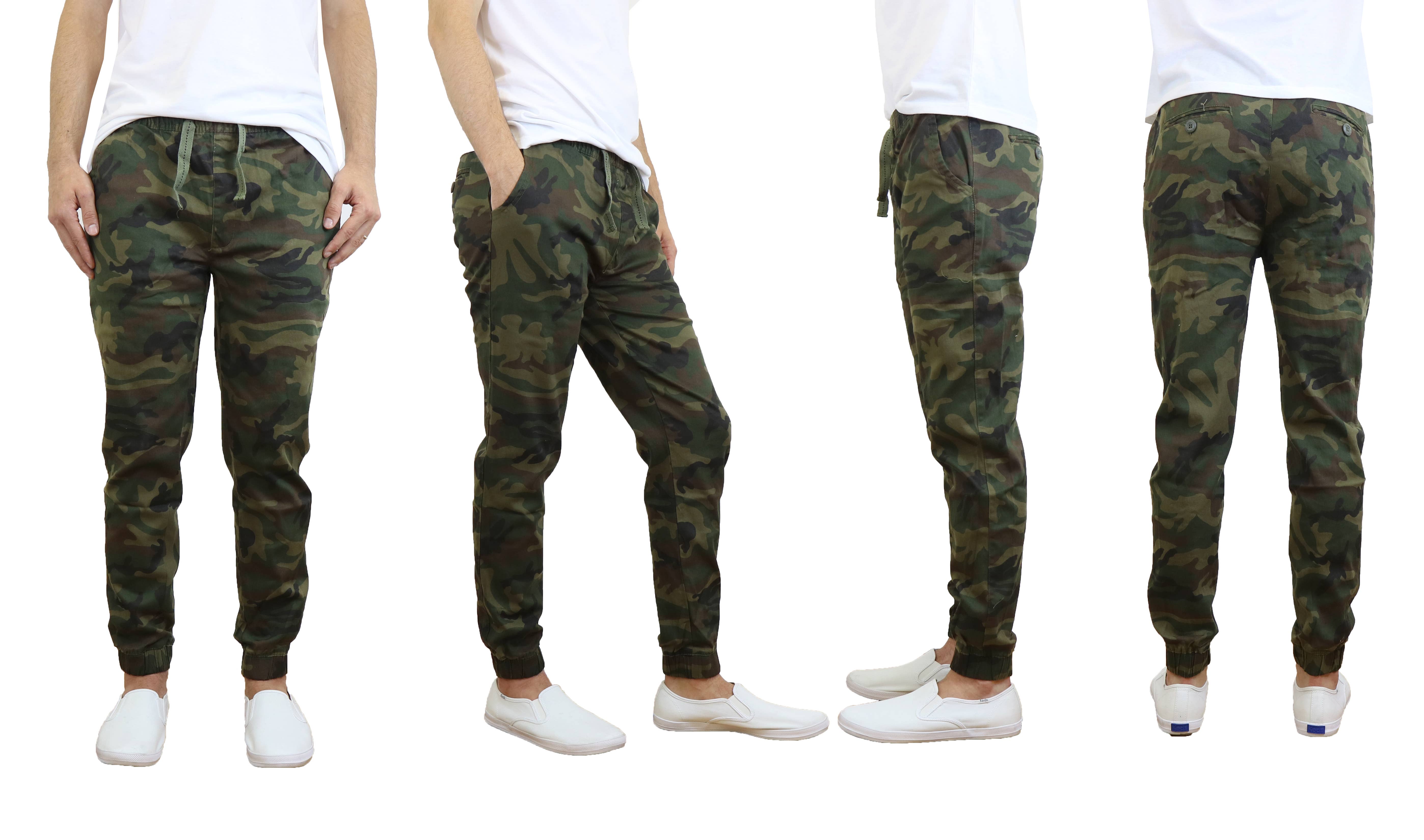 Galaxy By Harvic - Wholesale Athletic Sweatpants/Joggers - Men's - Men's Slim-Fit Cotton Twill Jogger Pants6