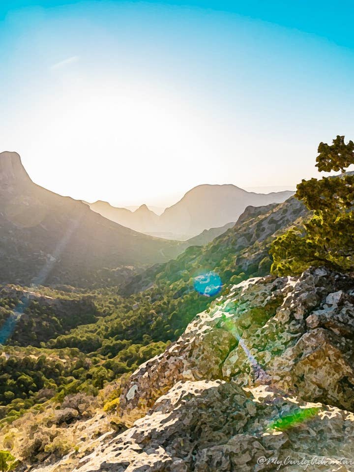 Watercolor Digital Prints - Big Bend Sunset for wholesale by My Curly Adventures