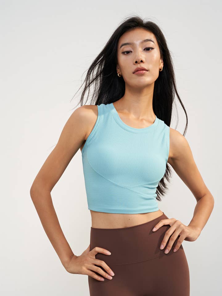 91thelabel - Wholesale Tank Top - Women's - Malibu Ribbed Molded Cup Tank Top