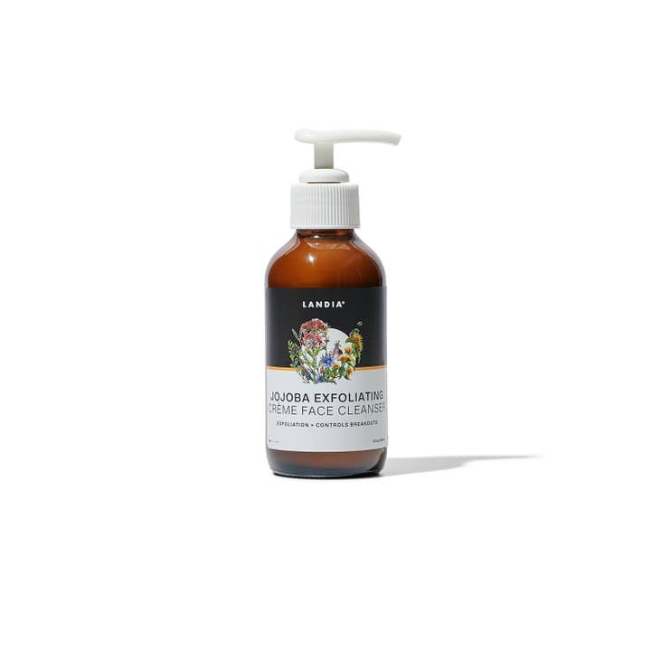 Landia Skincare, LLC – wholesale Ansiktsrengöring – Jojoba Exfoliating Creme Face Cleanser - Glasflaska5