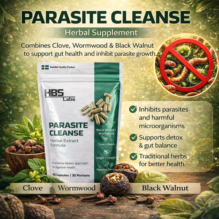 Parasietenreiniging – Kruidenextractformule | Veganistische Capsules voor wholesale door Herbs By Sonja - Natural health supplements