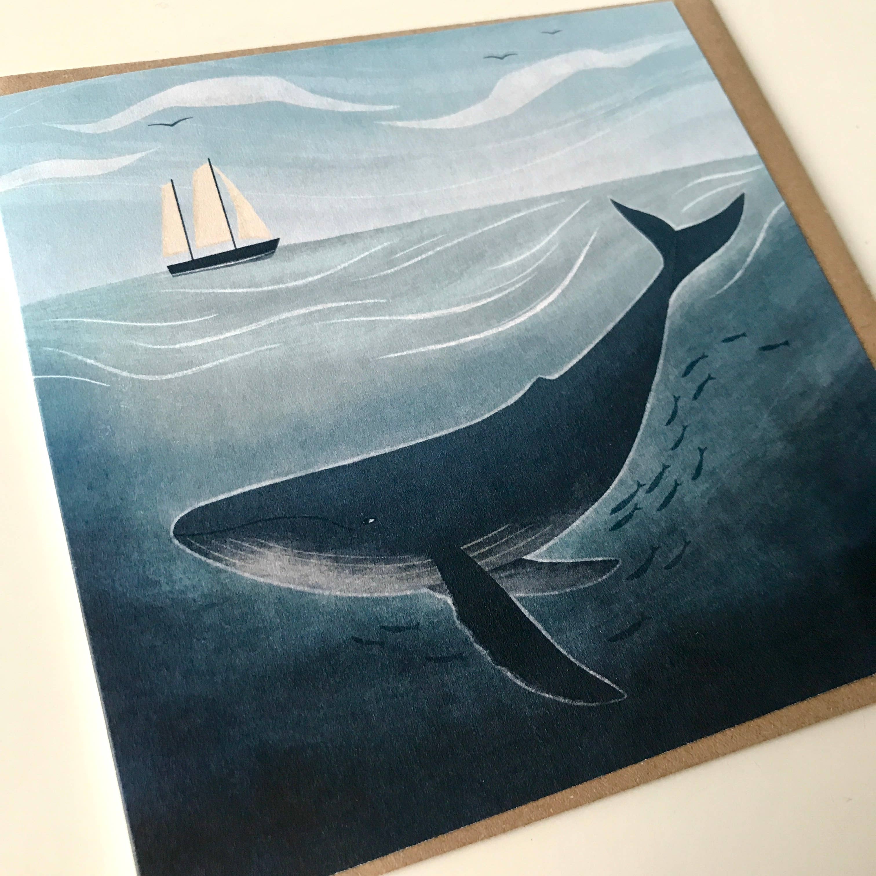 Holly Astle – wholesale Everyday greeting card – Humpback Whale Greetings Card2