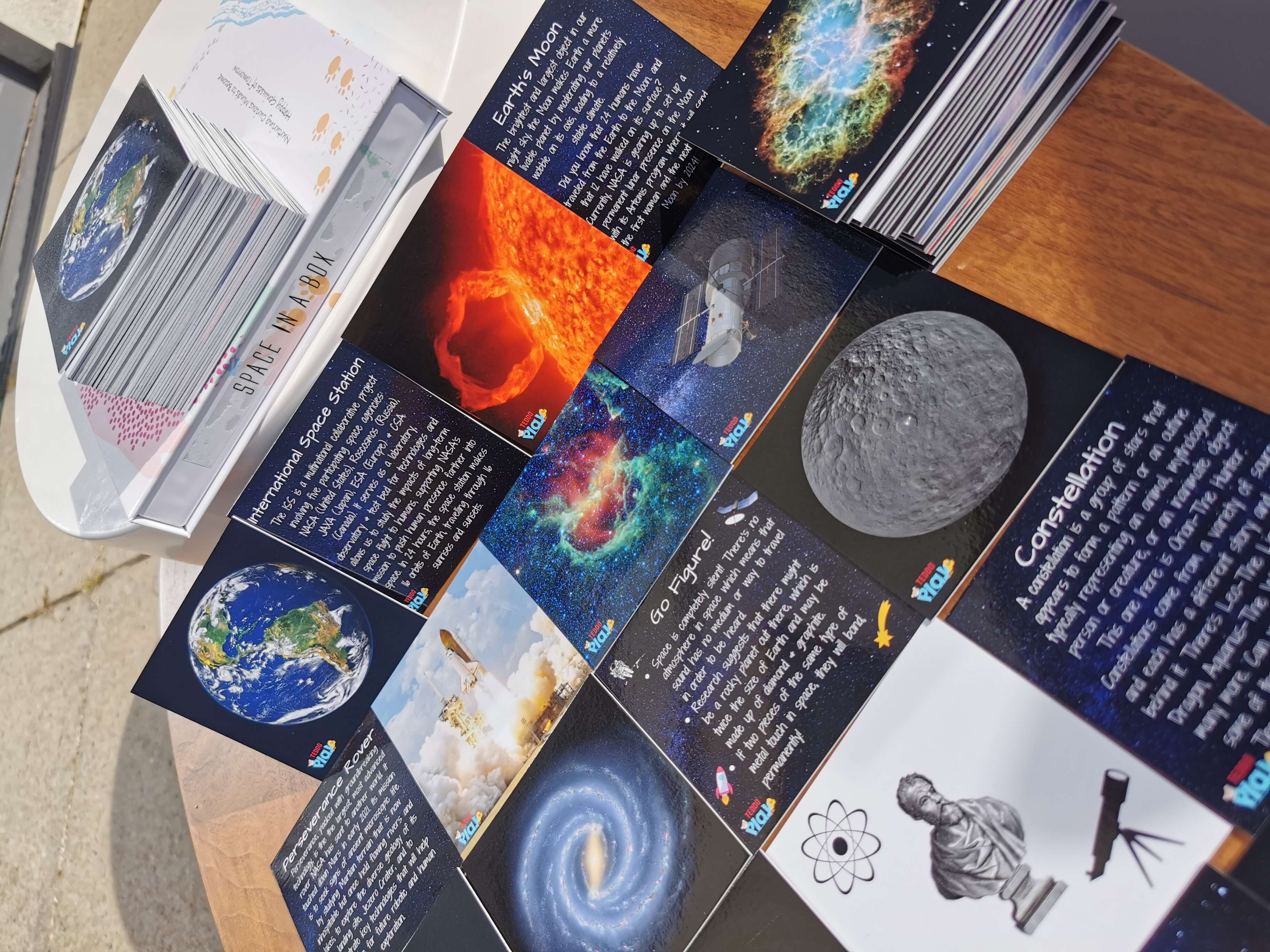 Teddo Play – Großhandel Lernkarten – Kind & Baby – Space Facts Pädagogische Geschenke Wissenschaft Reisen Spiele +Werbegeschenke9