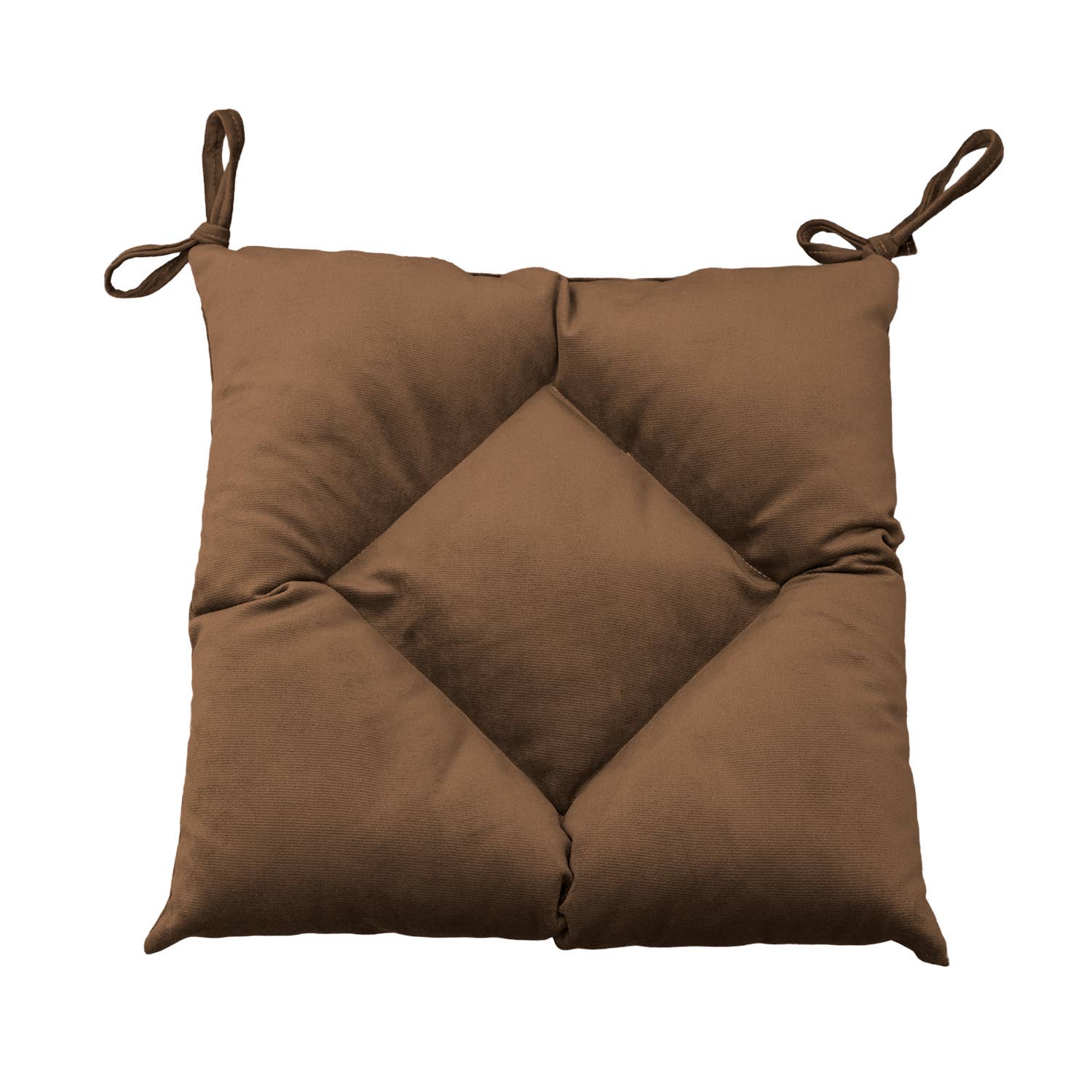 CASASRO - Venta al por mayor Cojines para sillas - CASASRO® Cojines para sillas de comedor | Juego de 4 de 40x40 cm | Tela de terciopelo suave lavable en 9 colores | Cojines con lazos para sujetar18