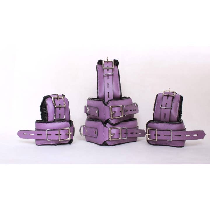 greenman premier essentials – wholesale Sex toy – Luxury Wrist Ankle Cuffs BDSM Restraints Bondage Set