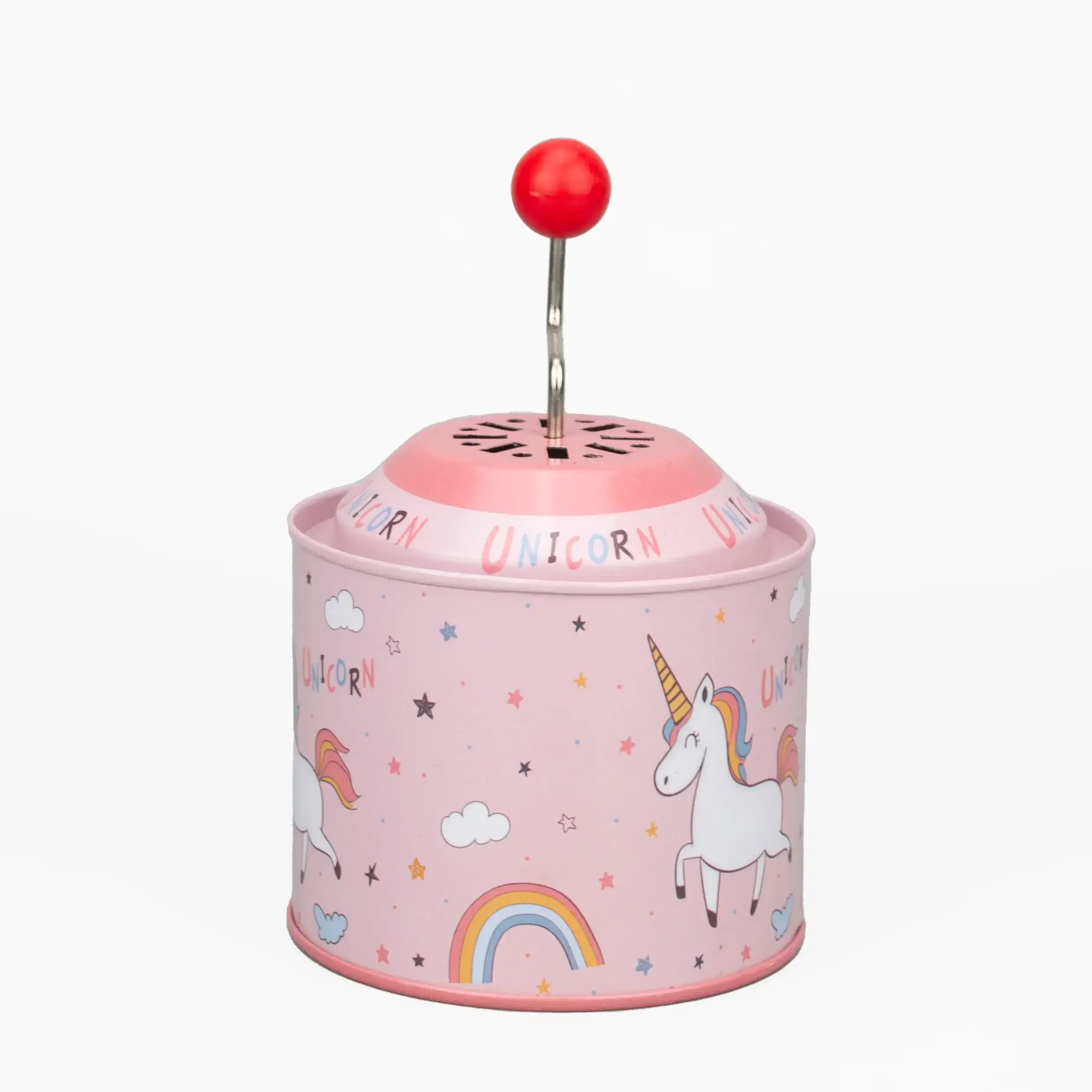 giftland - Vendita all'ingrosso Carillon - Bambini e neonati - Carillon a Manovella in Latta - Tema Unicorno2