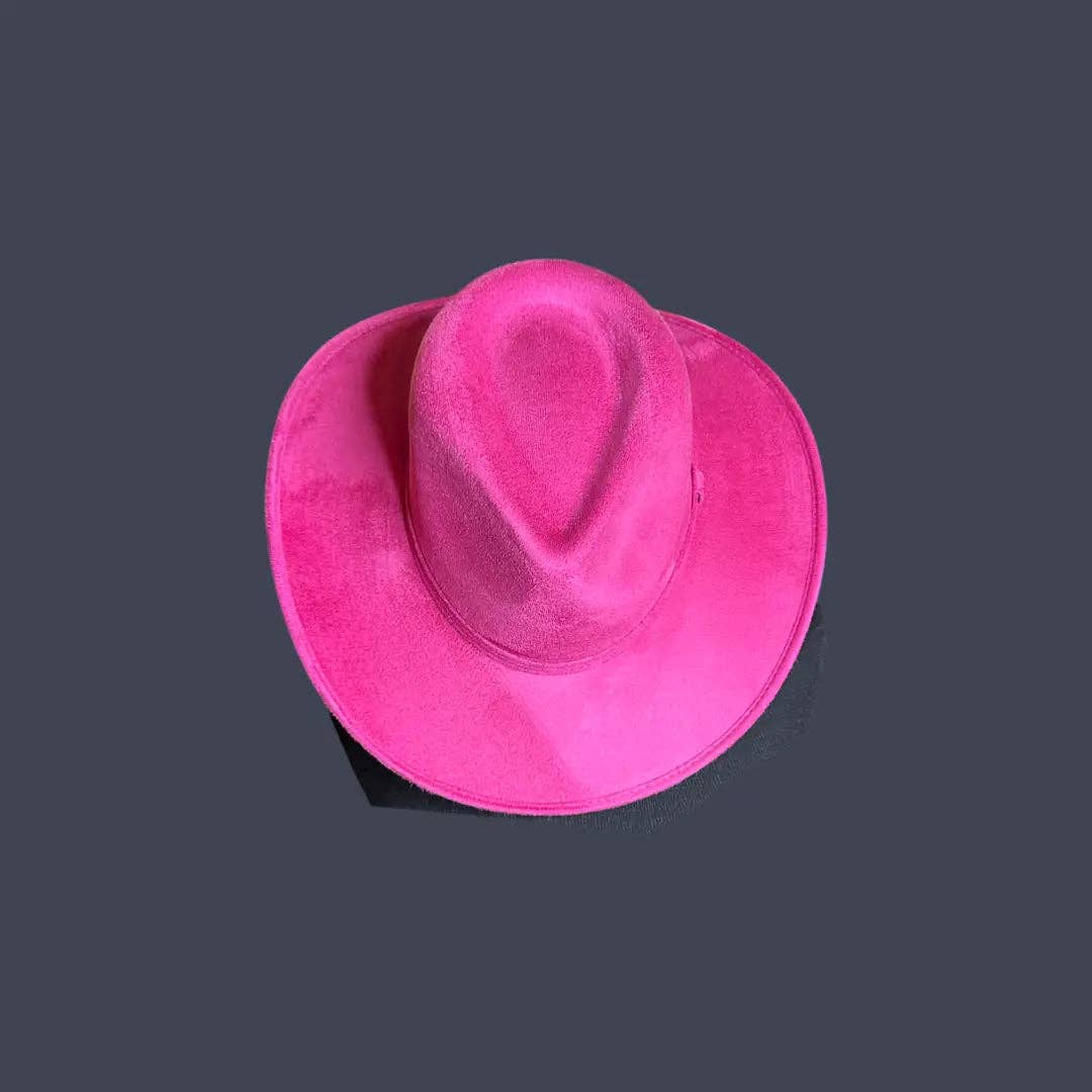 Nati Natash – Fedora - Unissexo por atacado – Chapéu estilo Billy em camurça vegana4