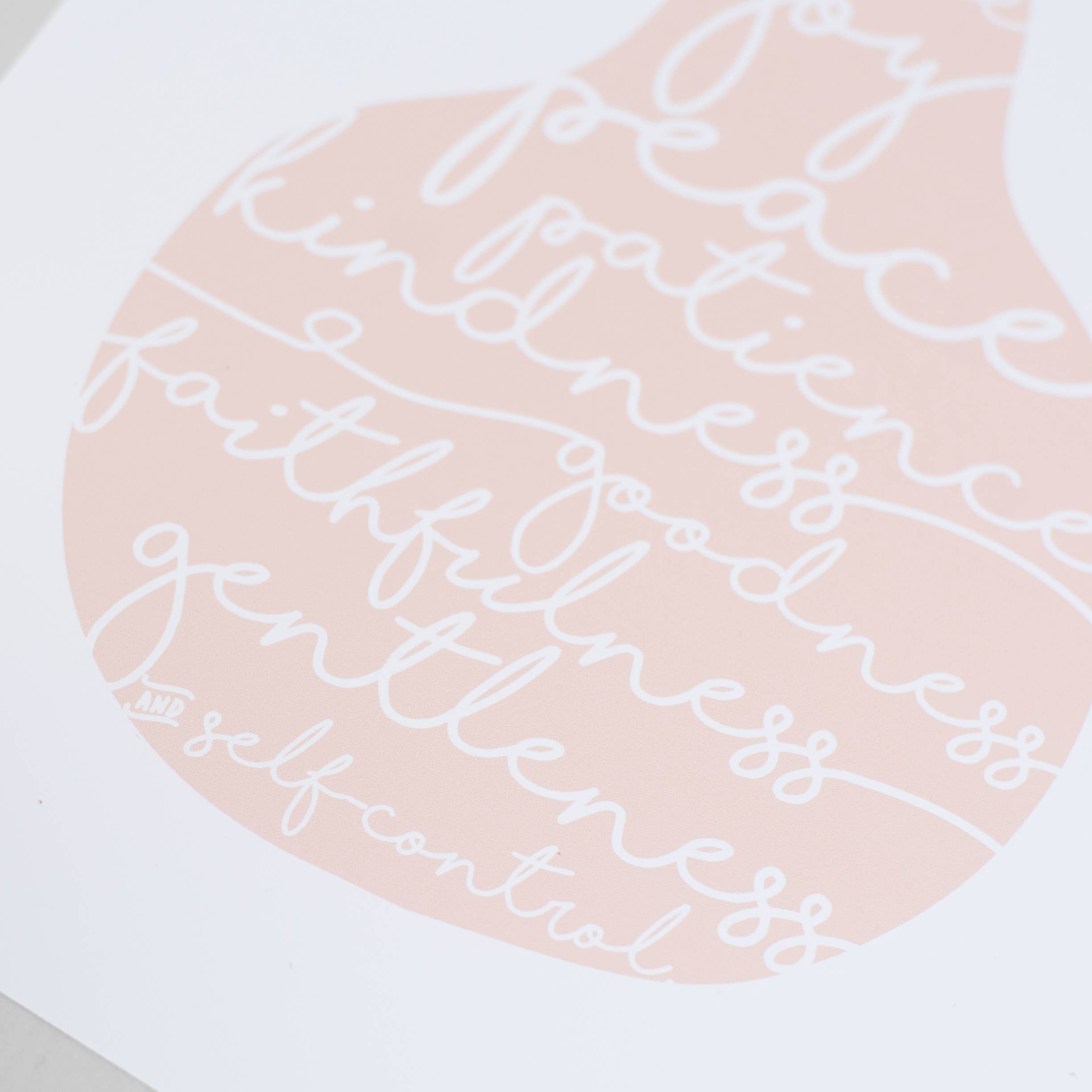 Ooh I Iike that Design – wholesale Art print – Fruit of the Spirit Pink Pear Poster Print (Copy)3