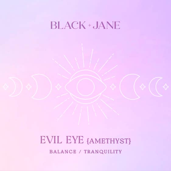 Black and Jane - Wholesale Beaded Bracelet - Aura Evil Eye Gemstone Crystal Adjustable Bracelets