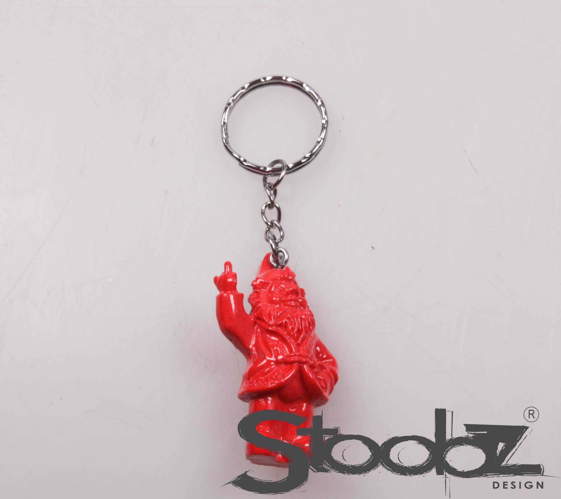 Imhof & Stevens BV – Großhandel Schlüsselanhänger – Unisex – STOOBZ GNOME MINI F*CK YOU SCHLÜSSELANHÄNGER 9 CM4