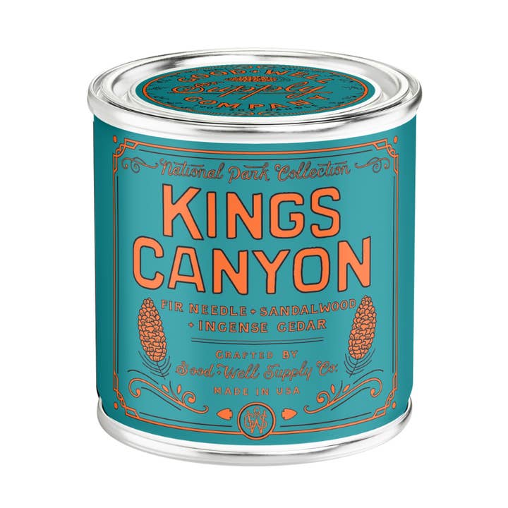 Kings Canyon National Park Candle for wholesale by Good & Well Supply Co.