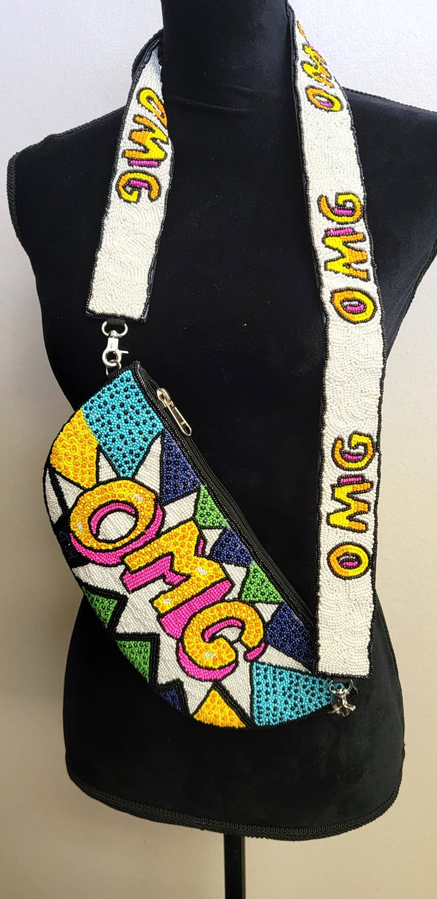 Ricki designs - Wholesale Crossbody Bag - Women's - BEADED FENNY PACK BEADED OMG1