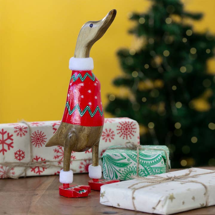 Pato con jersey de Navidad para venta al por mayor de Siesta