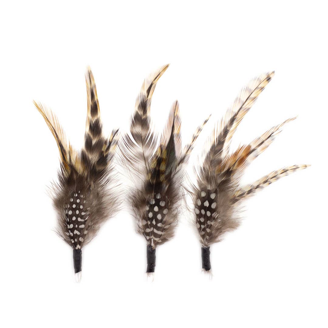 Zucker Feather Products - Wholesale Feathers - Feather Hat Trims 3pc package0