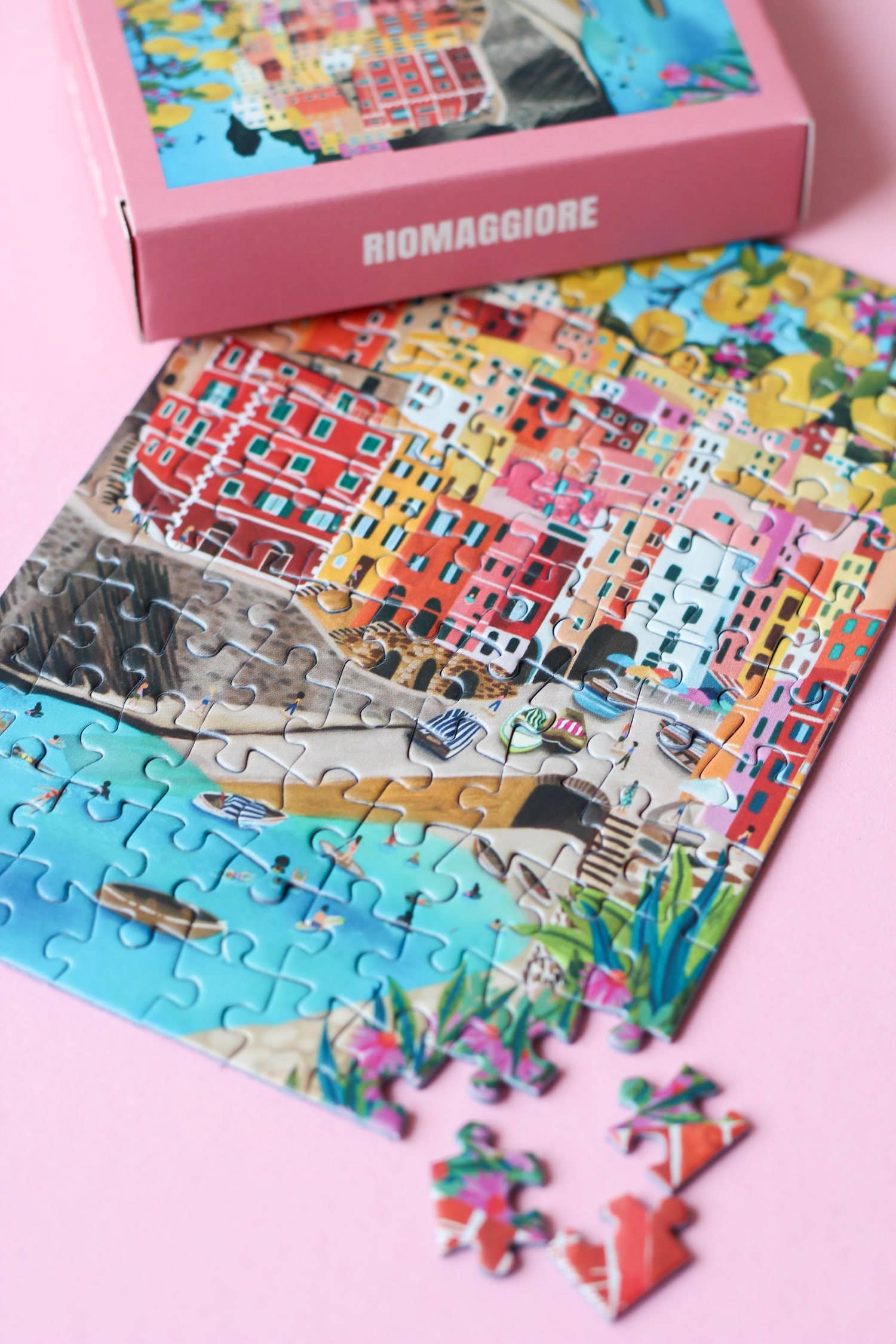 Piecely Puzzles - Vente Puzzle – adulte - Mini-puzzle Riomaggiore, 99 pièces1