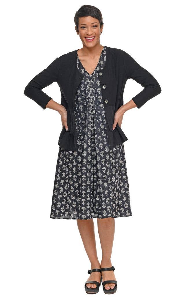 Tulip Clothing - Wholesale Cardigan - Dames - CS118 Cherub Vest in Zwart*4