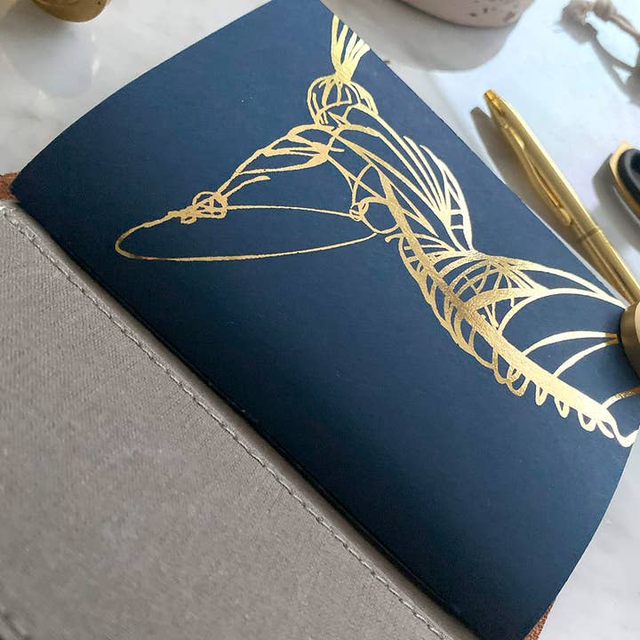 PAPERCROWN NI - Wholesale Journal/Diary - Leather Journal Traveler's Notebook Empowered Female2