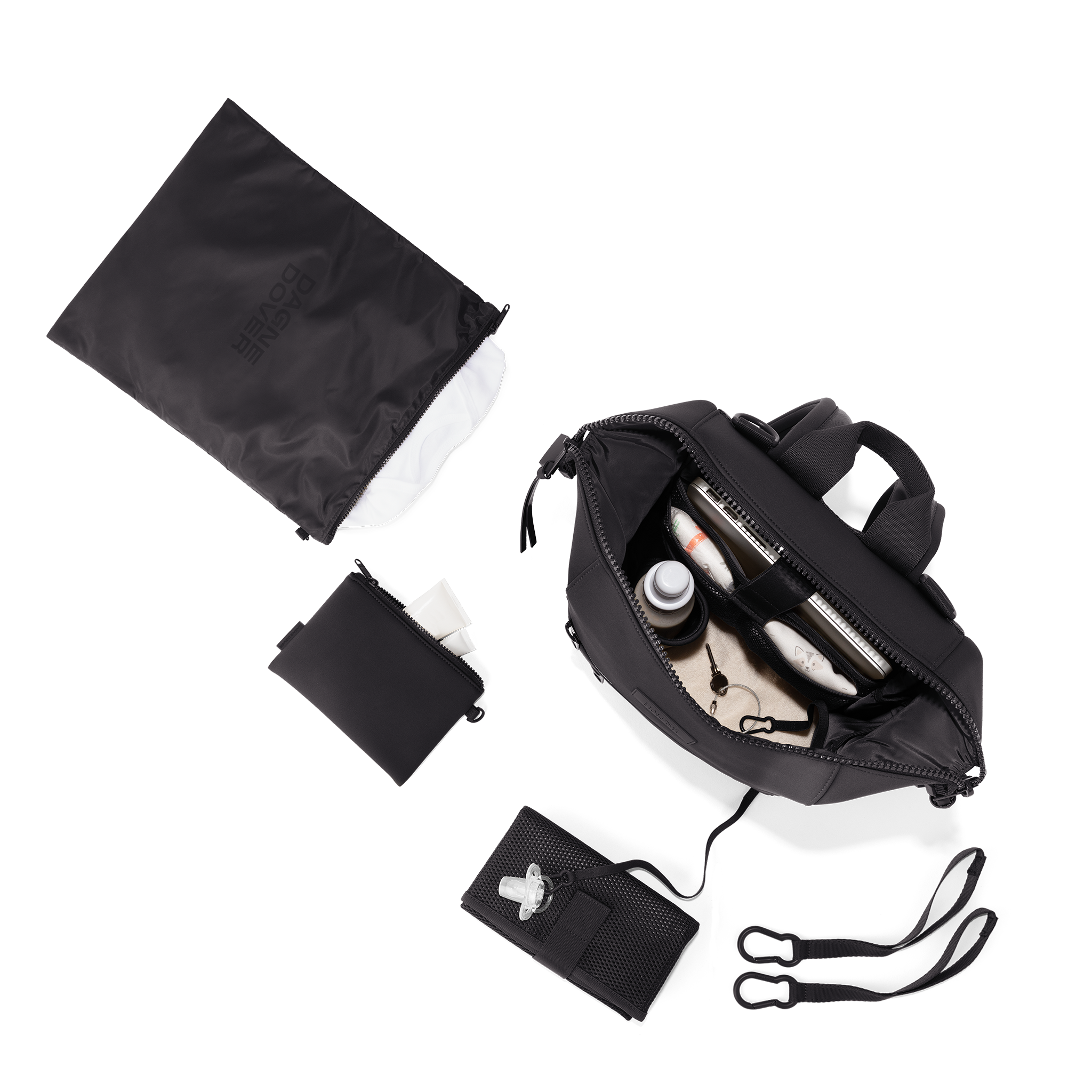 Dagne Dover - Wholesale Diaper Bag - Baby - Indi Diaper Backpack in Onyx, Medium1