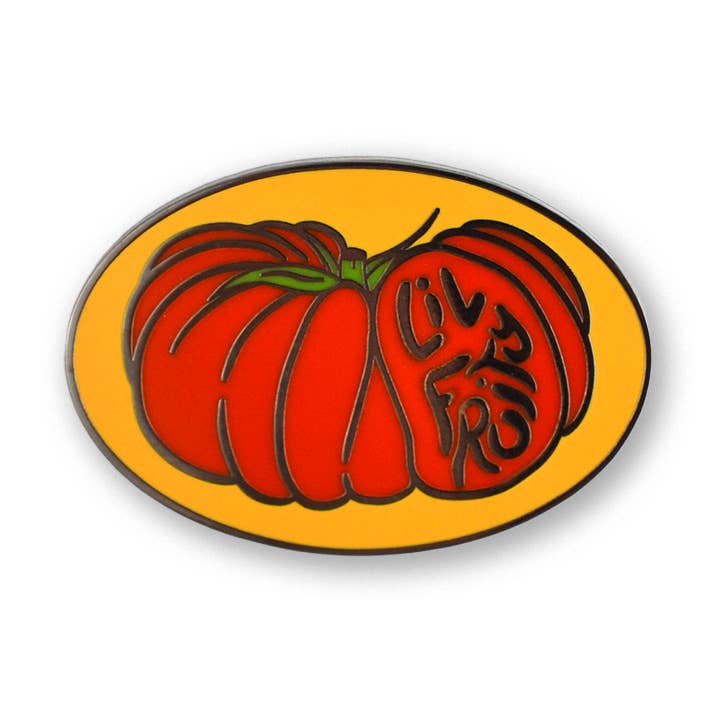 Lil Fruity LGBTQ Hard Enamel Pin Queer for wholesale by Page's Peaches