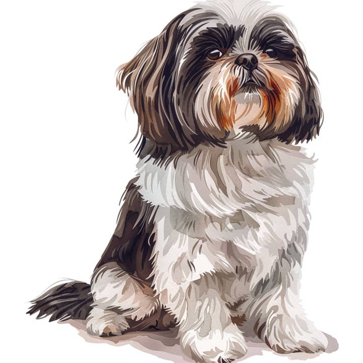 Shih Tzu Note Cards for wholesale by Bourbon & Bacon