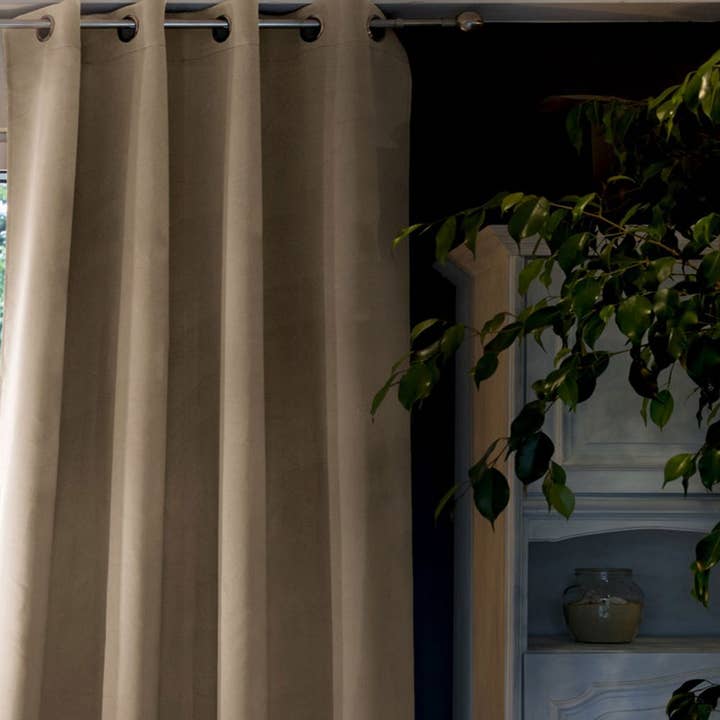 Housse De Rêve - Wholesale Curtain - Blackout Curtain 140x280 cm Polyester Lining Beige1