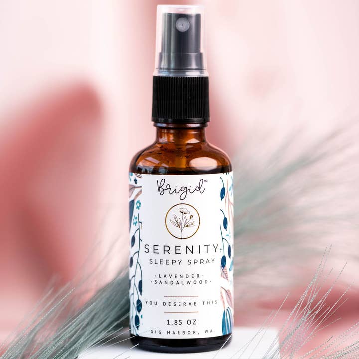 Brigid - Venta al por mayor Espráis para interior y ropa de cama - Serenity Sleep Spray, spray para dormir, aerosol calmante, aerosol de habitación