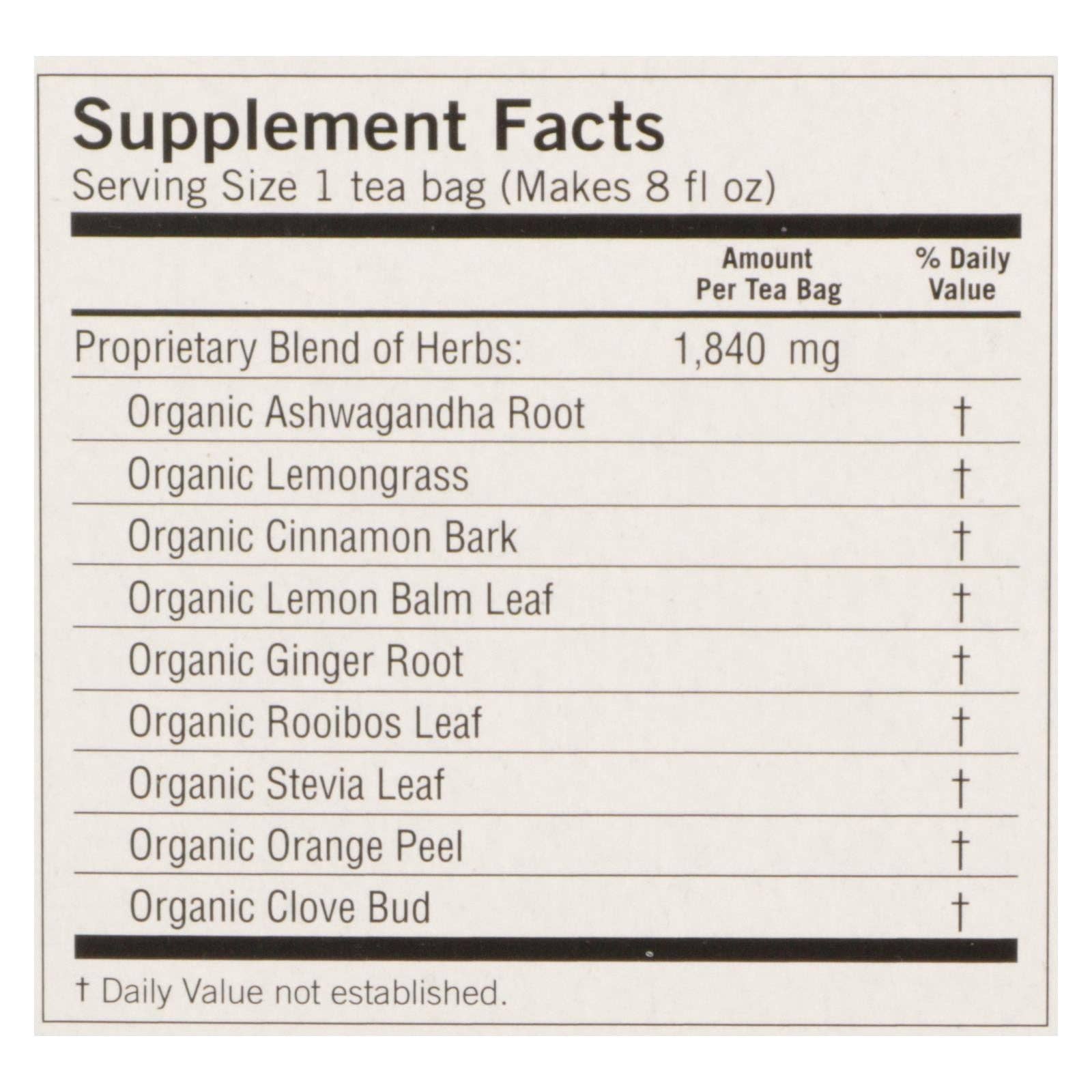 Everyday Supply Co - Wholesale Health/Detox Tea - Yogi - Tea Clementine Stress - Case Of 6 - 16 Bag1