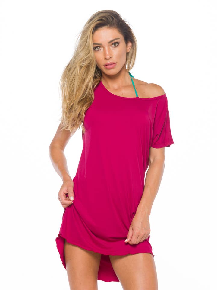 Celine Kleid Sangria für den Großhandel von Lybethras